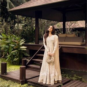 Faiza saqlain full embroidered dress